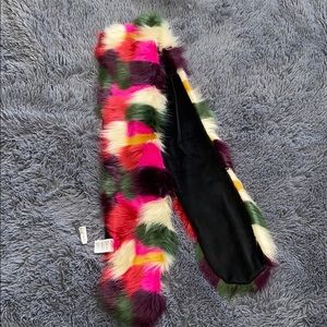 Aldo Multi Color faux fur scarf 🧣 -New